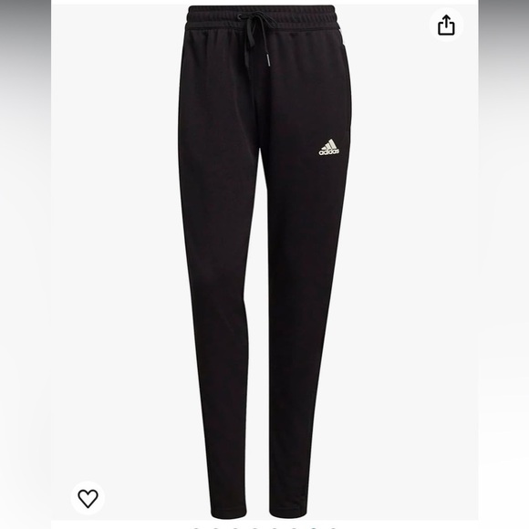 ADIDAS JOGGERS FOR WOMEN WITH ZIPPER ANKLE PERFORMANCE WEAR ATHLETIC SPORTS - Picture 2 of 8